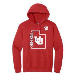 Shonty Passi | SP3 x Utah Softball Red Hoodie