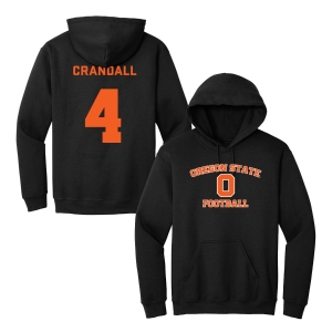 TJ Crandall | Oregon State Football Shirsey Hoodie Black