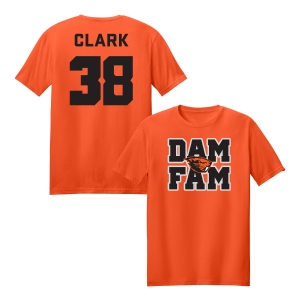 Milan Clark | Dam Fam Shirsey Orange Tee