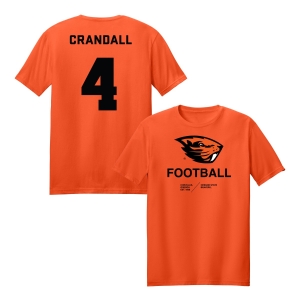 TJ Crandall | Benny Football Shirsey Orange Tee