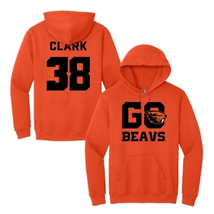 Milan Clark | Go Beavs Shirsey Orange Hoodie