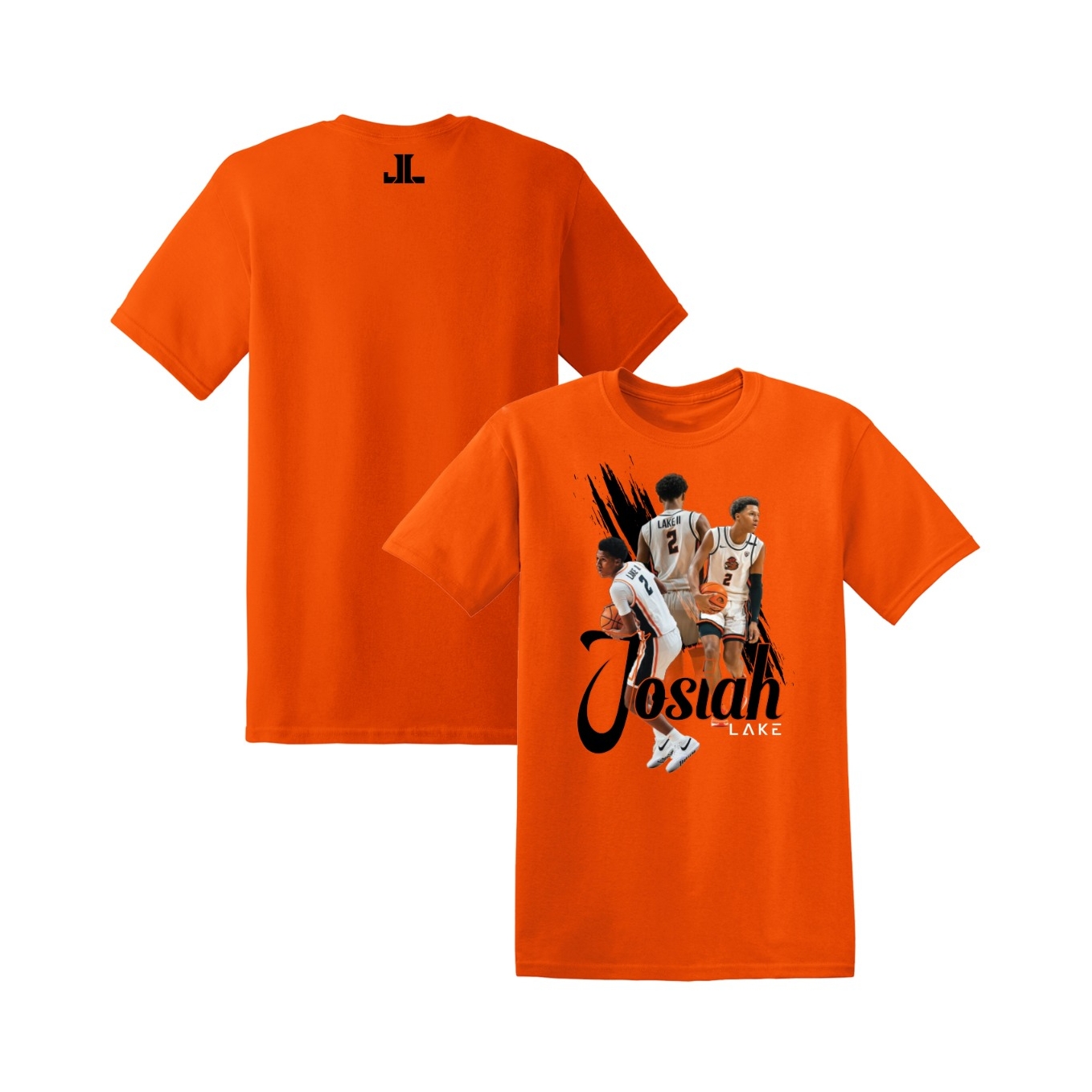 Josiah Lake II| JLII Orange Graphic Tee