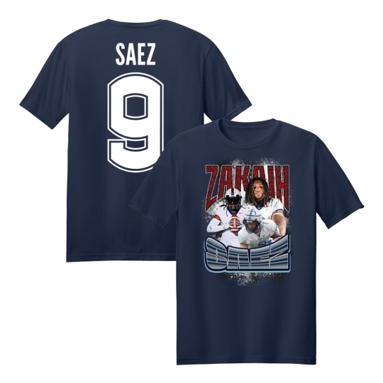 Zakaih Saez | Graphic Shirsey Navy Tee
