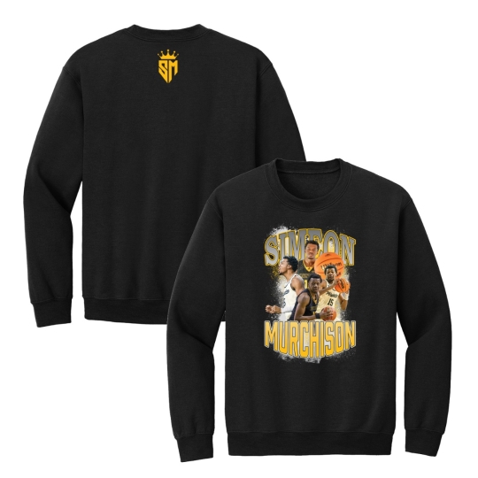 Simeon Murchison | Black Graphic Crewneck