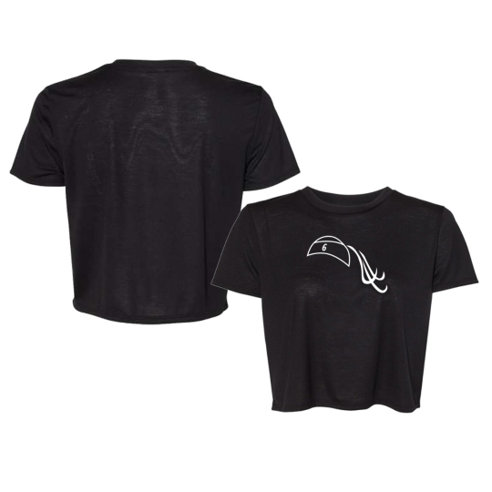 Lily Hansford | LH Black Crop Tee