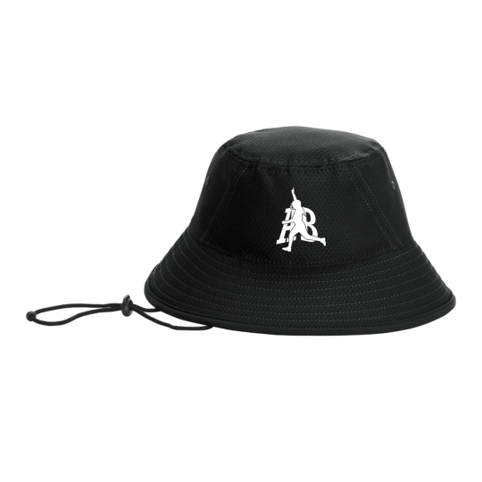 Aliya Belarde | Black AB Logo Bucket Hat