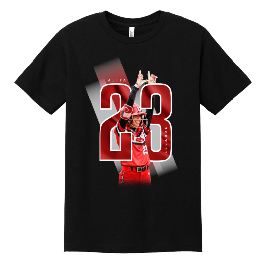 Aliya Belarde | Black AB 23 Graphic Tee