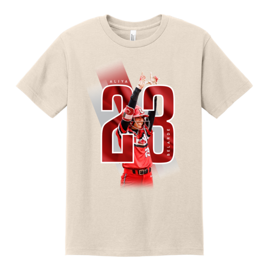 Aliya Belarde | Cream AB 23 Graphic Tee