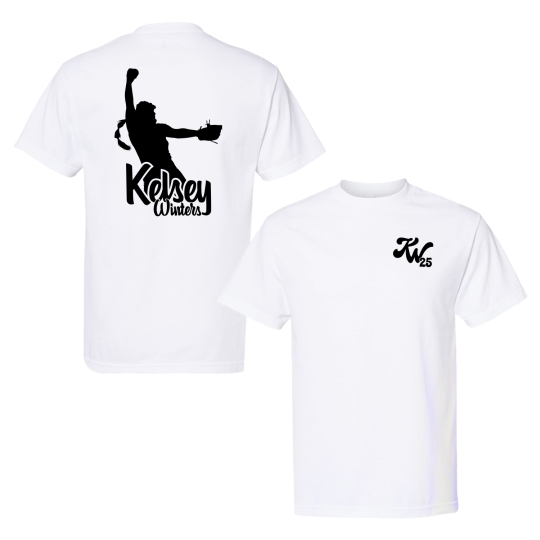 Kelsey Winters | KW White Silhouette Performance Tee