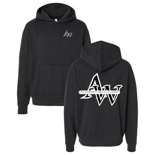 Ashley Wolfe | AW Black Logo Hoodie