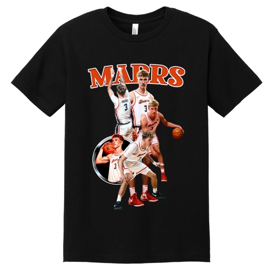 Gavin Marrs | Black GM Graphic Tee