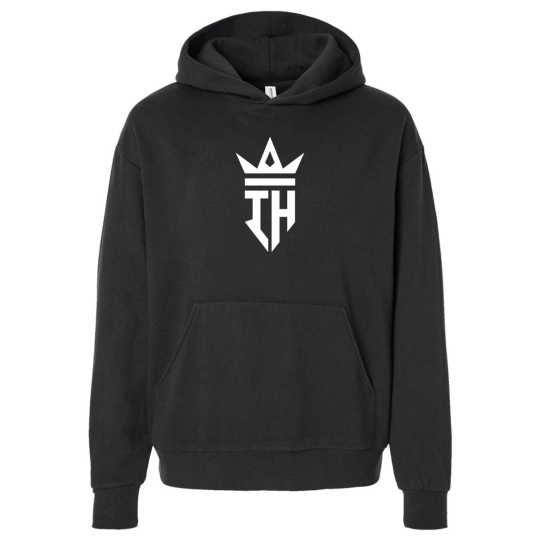Ismail Habib | Black IH Logo Hoodie