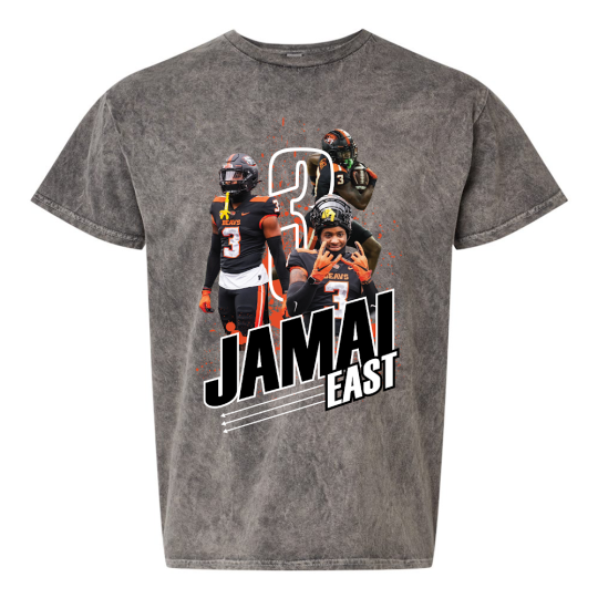 Jamai East | Grey JE Graphic Tee