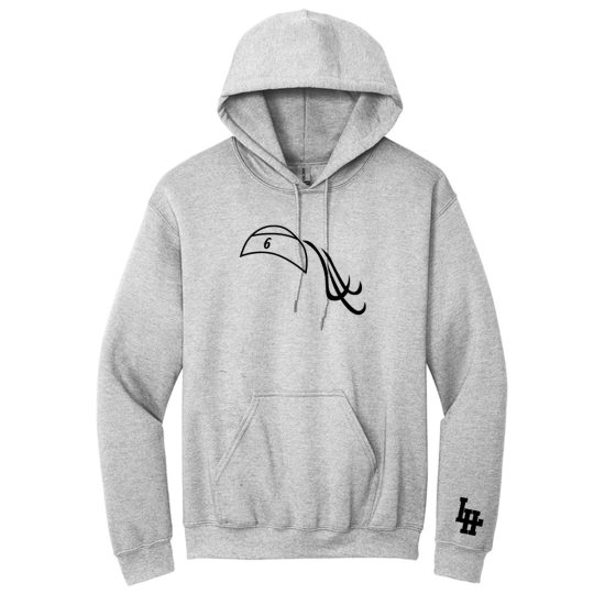 Lily Hansford | Grey LH Logo Hoodie