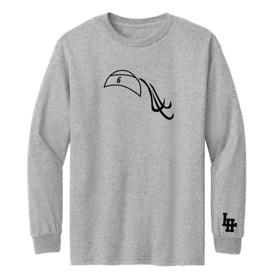 Lily Hansford | Grey LH Logo Long Sleeve Shirt 