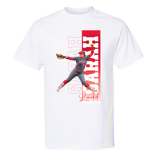 Sarah Ladd | White SL21 Graphic Tee