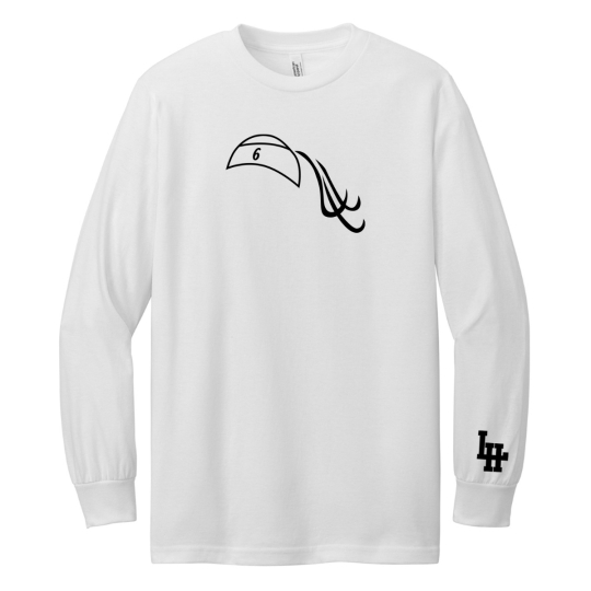 Lily Hansford | White LH Logo Long Sleeve Shirt