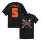 Tessa Hogue | Crossed Bats Black Tee