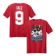 Zakaih Saez | Graphic Shirsey Red Tee