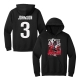 Nate Johnson | Graphic Shirsey Black Hoodie