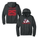 Justin Johnson | Fresno State Shirsey Dark Grey Hoodie