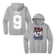 Zakaih Saez | Graphic Shirsey Grey Hoodie