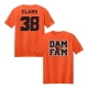 Milan Clark | Dam Fam Shirsey Orange Tee