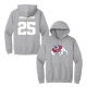 Justin Johnson | Fresno State Bulldog Logo Shirsey Grey Hoodie