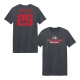 Justin Johnson | Bulldogs Football Shirsey Dark Grey Tee