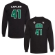 Cassidy Lafler | CL x Ohio Women's Black Longsleeve Basketball Shirzey