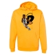 ULM Basketball Devon Hancock D2 Gold Graphic Hoodie