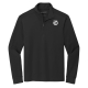 John Miller |Black JCM Logo Performance Quarter Zip