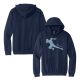 Ryan White | Navy Logo Hoodie