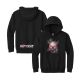 Cara Bohner | CB15 Pink Daruma Doll Kid's Hoodie