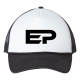 Elijah Pepper | Black EP Logo Trucker Hat