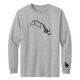 Lily Hansford | Grey LH Logo Long Sleeve Shirt 