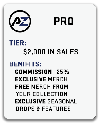 Pro Tier Athletes - Highest commission and exclusive perks